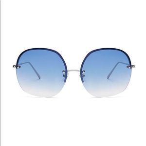 Women's Ombre Premium Round Sunglasses